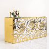 Bar Counter for Sale Gold Rose Design Carved