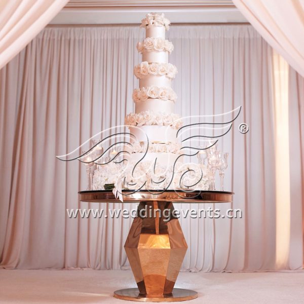 Mirror Glass Cake Table