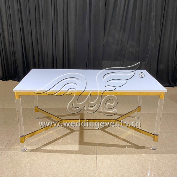 Coffee Table with Acrylic Legs