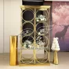 Decorative Wine Rack 4 Level With Circle Design