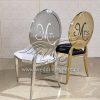 Mr and Mrs Wedding Chair Silver Metal Frame