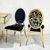 Vintage Royal Metal Chair Versace Design