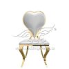 Heart Shape Wedding Chair with Curved Legs