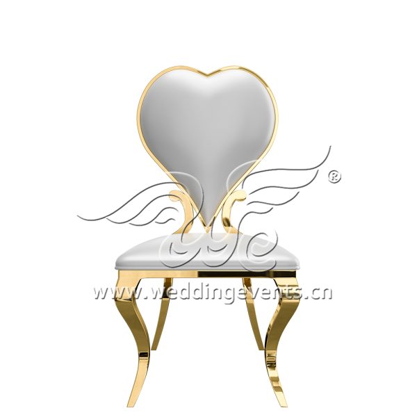 Heart shape wedding chair