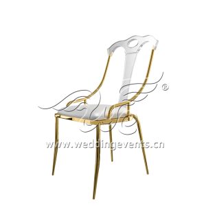 Acrylic back chair