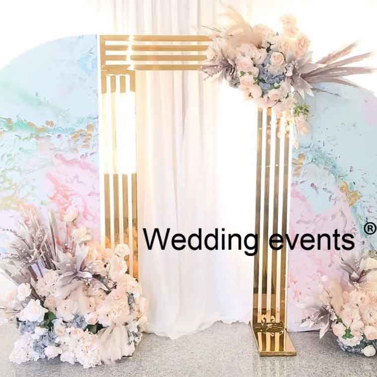 Hobby lobby wedding arch outdoor ceremony decor