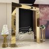 Wedding Ceremony Arch Gold Frame Photo Booth