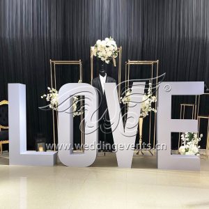 Love backdrop wedding