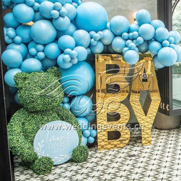 Baby shower backdrop