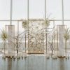 Wedding Decoration Backdrop Elegant Flower Pattern