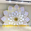 Lotus Wedding Backdrop Luxury Acrylic Floral Panel