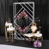 Backdrops for Weddings for Rent White Metal Stand