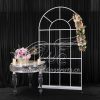 Backyard Wedding Backdrop Metal Mesh Arch Stand