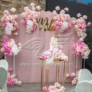 Pink Wedding Backdrop