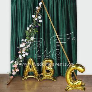 Triangle wedding backdrop