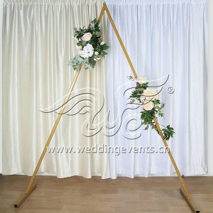 Triangle wedding backdrop