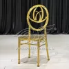 Event Chair Supplier Golden Metal Frame Furniture