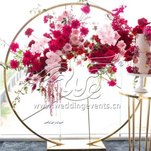 Round Backdrop Wedding