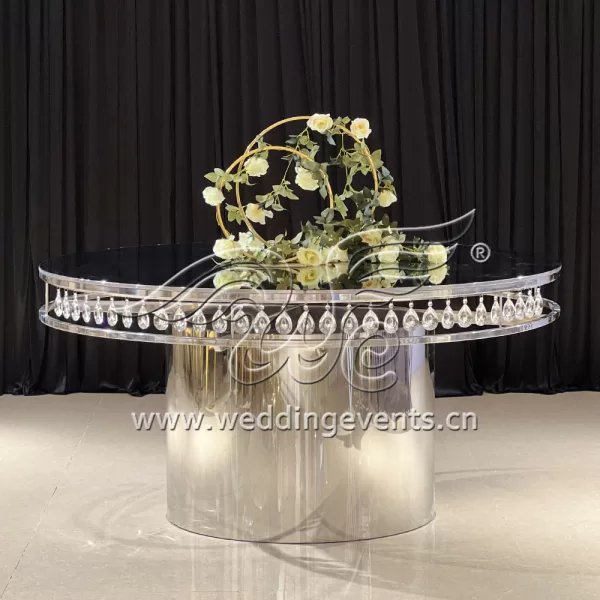 Crystal Round Wedding Tables