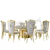 Commercial Restaurant Tables with Crystal Decor