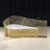 Wedding Steel Sofa Unique Craft Golden Frame