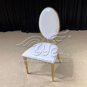 White Louis Chair Wedding