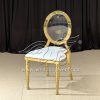 Clear Acrylic Wedding Chairs Stackable Leather Seating