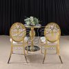 Elegant Wedding Reception Chairs With Carved Back