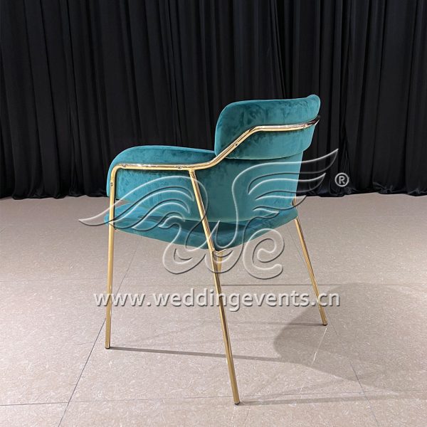 Blue Velvet Dining Chair