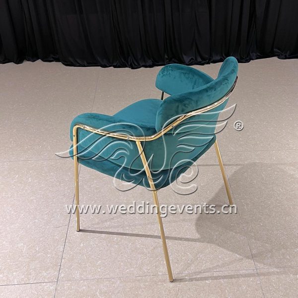 Blue Velvet Dining Chair