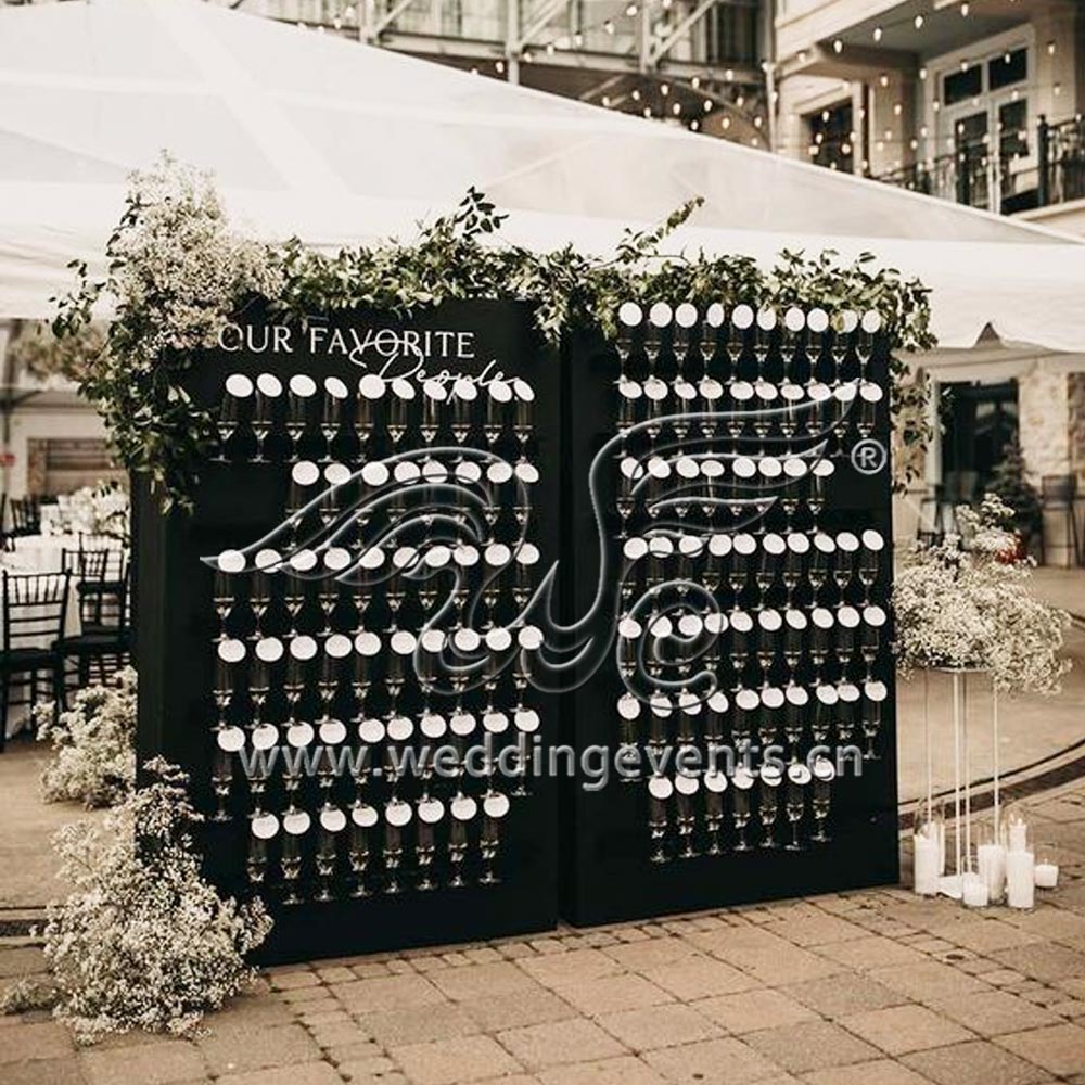 About Weddings Champagne Walls