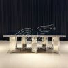 Elegant New Design Metal Event Table with 8 Legs