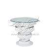 Cake Dessert Table Spiraling base with Mirror Glass