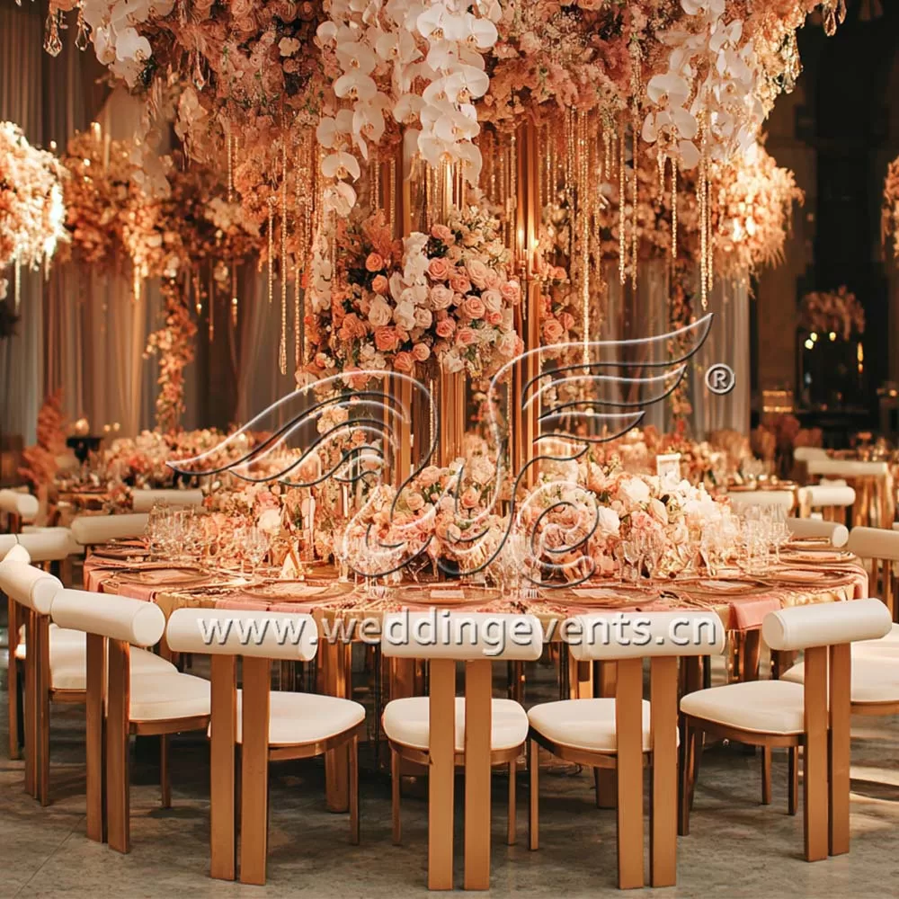 A Rose Gold Glam Dinner Party