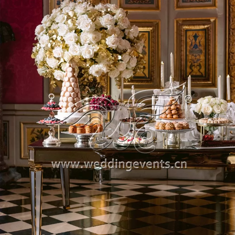 Use Furniture to Complement Your Wedding Dessert Table